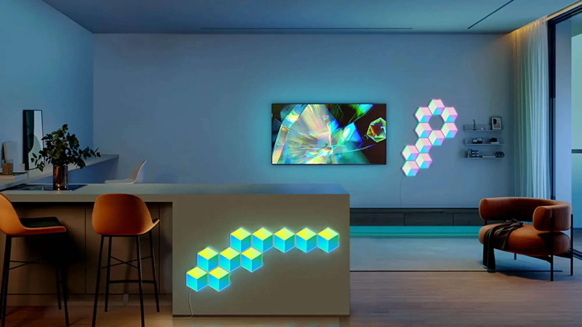 Govee Glide Hexa Pro Panels – Immersive gaming setup