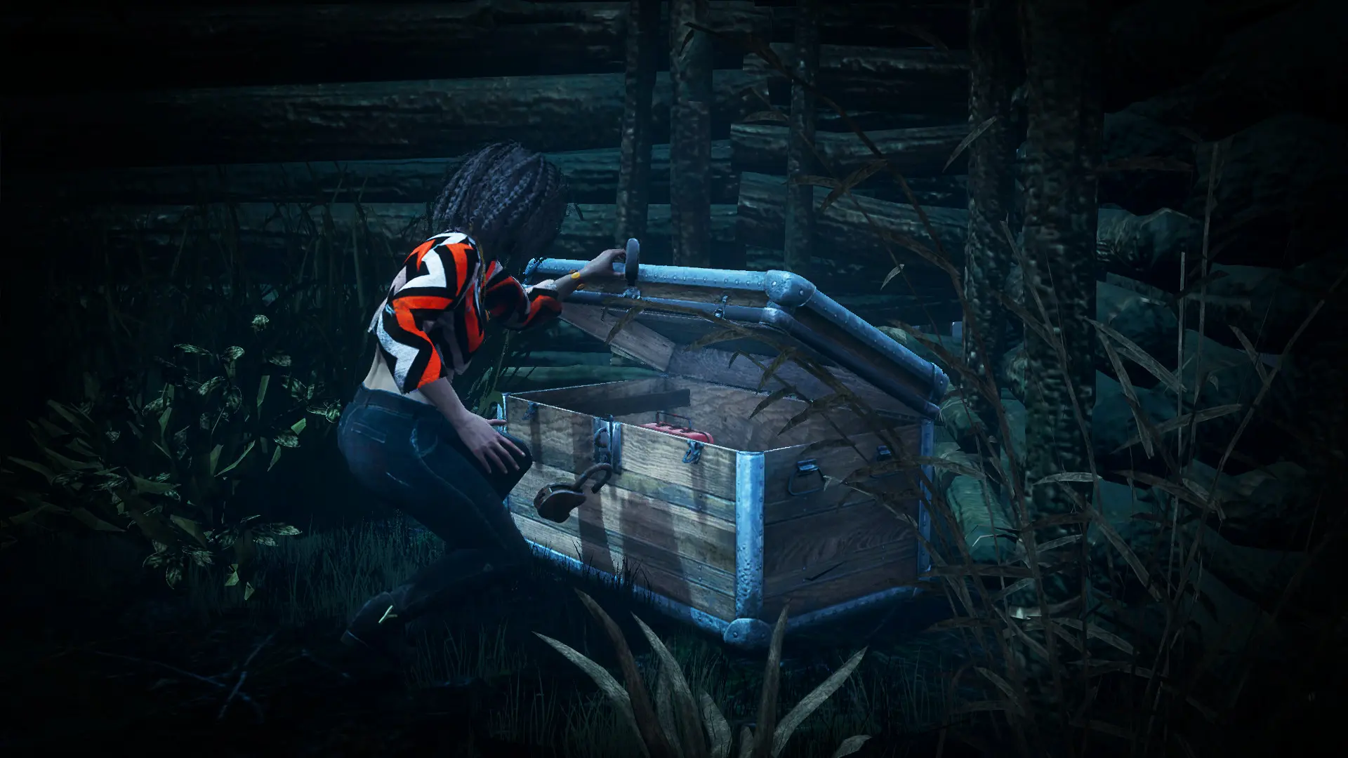 Dead by Daylight PS4 gameplay chase screenshot
