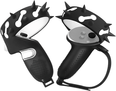 Touch Controller Grip Silicone Cover for Oculus (Meta) Quest 2 - Black