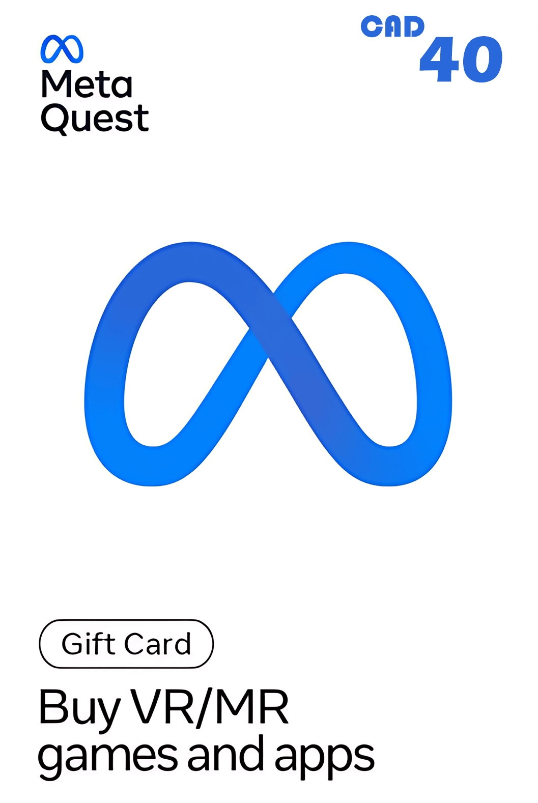 Meta Quest Gift Card 40 CAD Key Canada  for sale in Emirates from Games2all