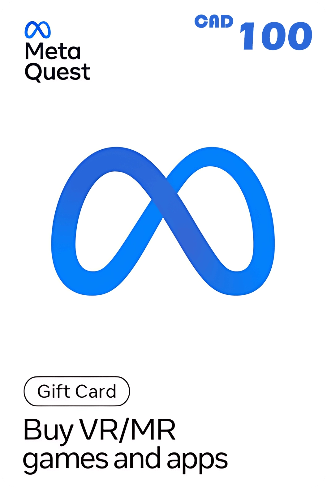 Meta Quest Gift Card 100 CAD Key Canada  for sale in Emirates from Games2all
