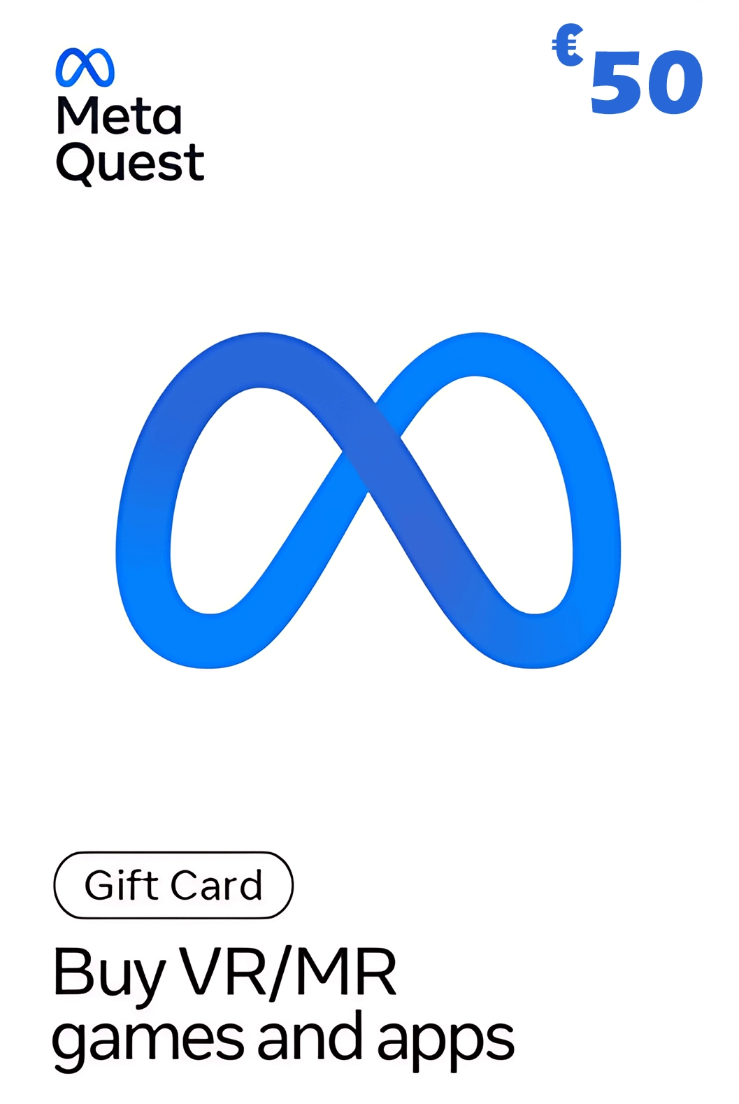 Meta Quest Gift Card 50 EUR Key Europe  for sale in Emirates from Games2all