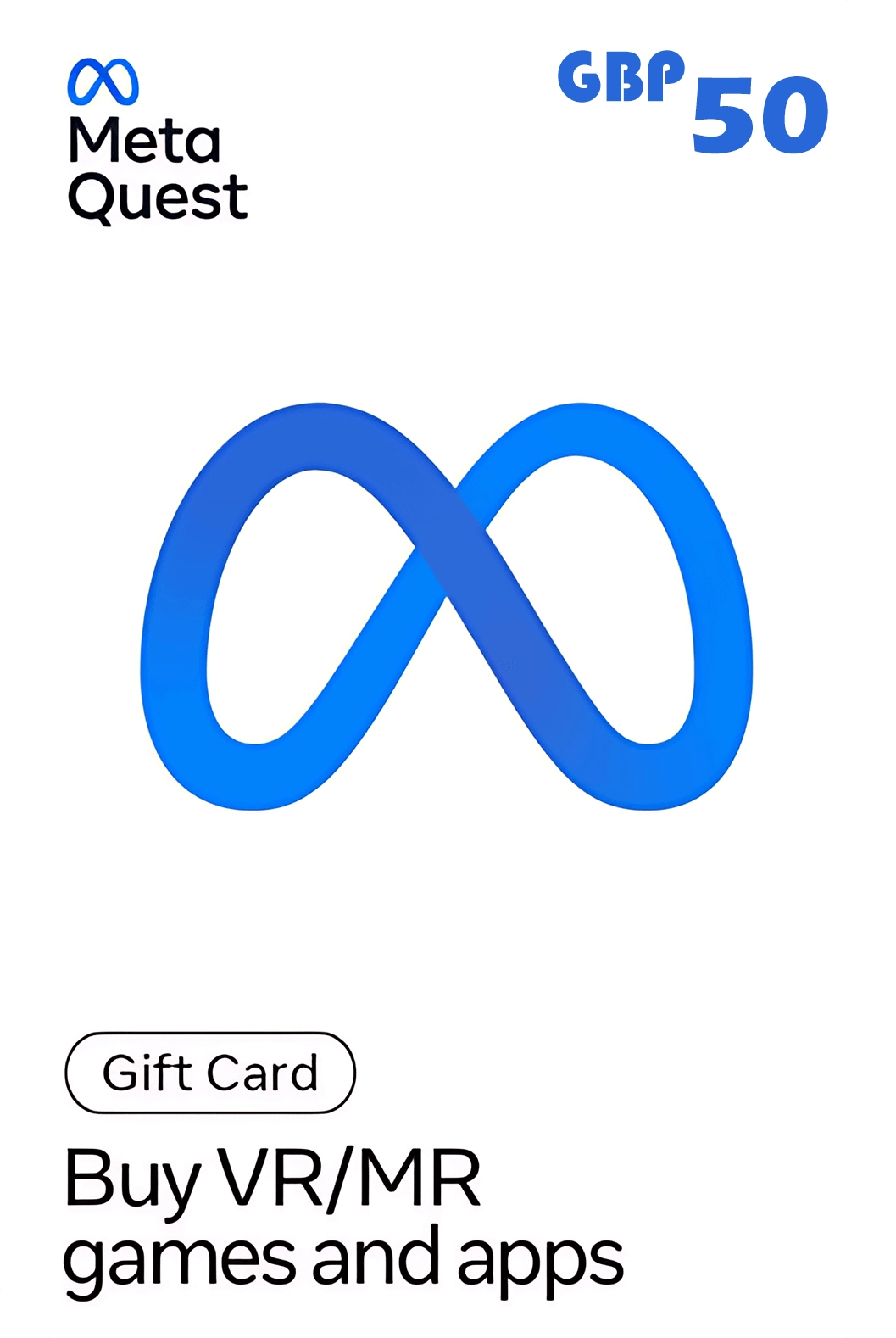 Meta Quest Gift Card 50 GBP Key UNITED KINGDOM (UK)  for sale in Emirates from Games2all