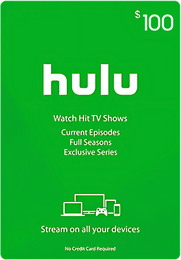 HULU $100 USD Gift Card Key UNITED STATES