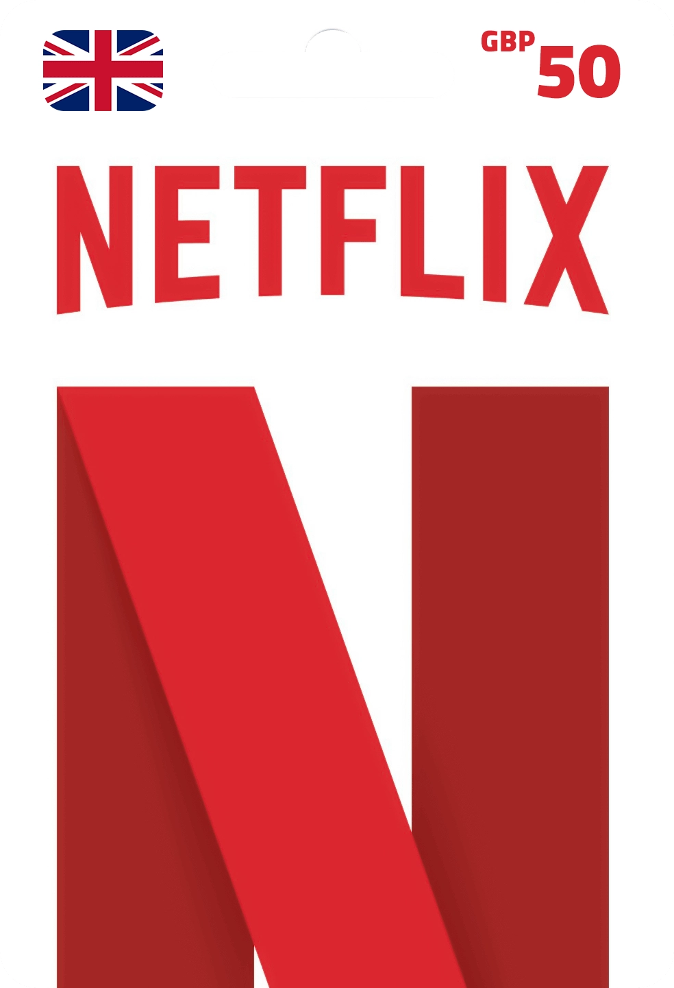 Netflix Gift Card 50 GBP Key - UK  for sale in Emirates from Games2all