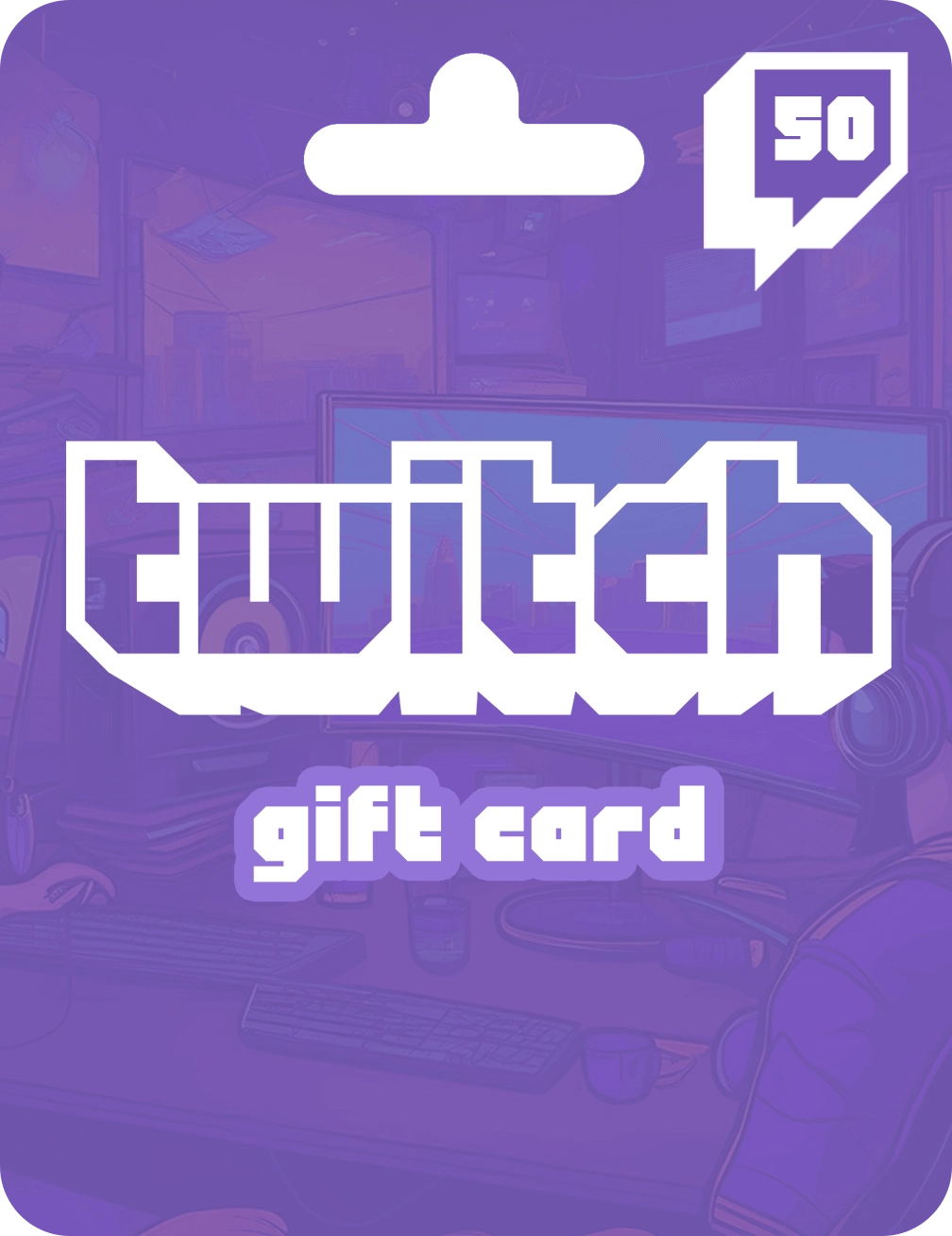 Twitch Gift Card 50 USD Key United States (USA)  for sale in Emirates from Games2all