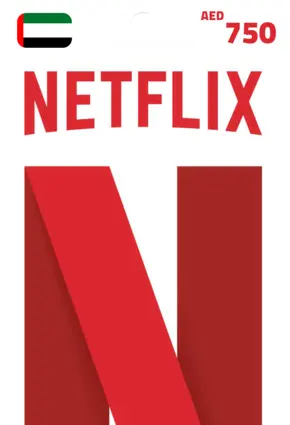 Netflix Gift Card 750 AED Key - UAE
