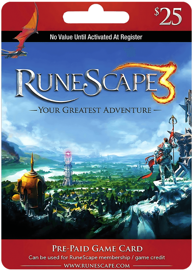 RuneScape $25 USD Key UNITED STATES (USA)