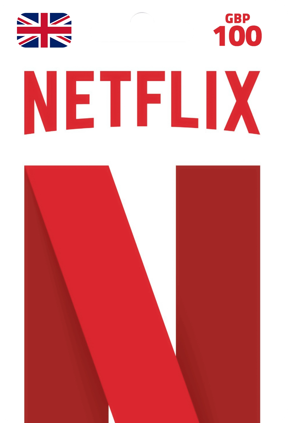 Netflix Gift Card 100 GBP Key - UK  for sale in Emirates from Games2all