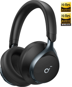 Soundcore by Anker Space One | Active Noise Cancelling Headphones - Jet Black
