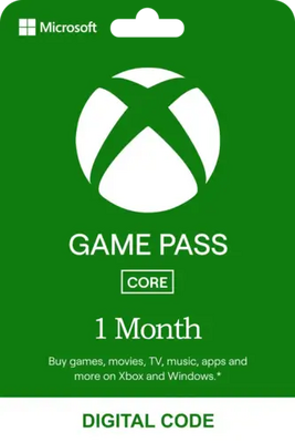 Xbox Game Pass Core 1 Month Key India