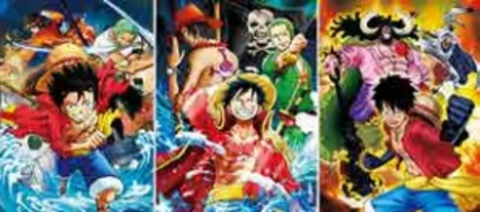 One Piece 3D Anime Poster - LUFFY V3 .