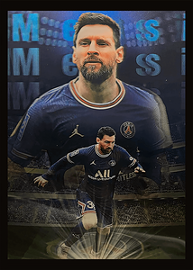 Lionel Messi 3D Football League Poster  V2  for sale in Emirates from Games2all