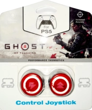 Ghost of Tsushima Analog Freek and Grips for PS5 and PS4 - Red
