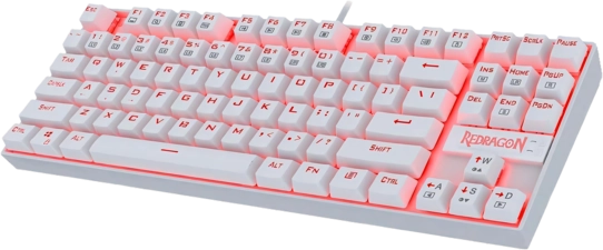 Redragon K552 Mechanical Gaming Keyboard with Cherry MX Red Switch - White