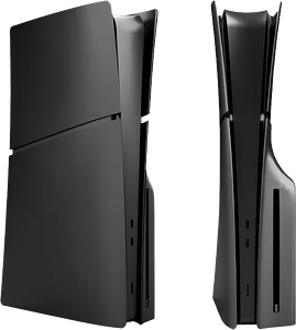 Replacement Plate Cover for PS5 Slim Console (Disc Edition) - Black