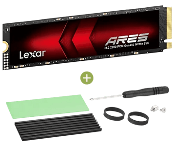 SSD M.2 2 الجيل الرابع 1 تيرا بايت + مخفض حرارة "هيت سينك" من ليكسار للبلايستيشن 5