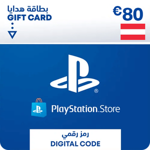 بطاقة هدايا بلايستيشن ستور 80 يورو - النمسا -  للبيع في الإمارات من خلال Games2all