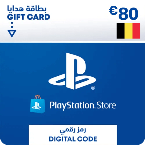 PSN PlayStation Store Gift Card 80 EUR - Belgium