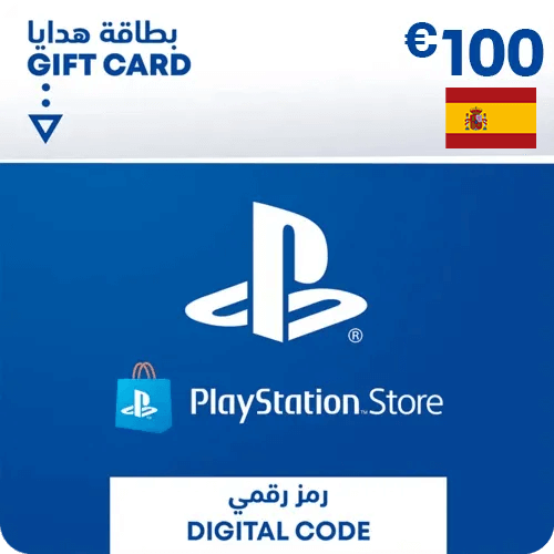 بطاقة شحن بلايستيشن ستور 100 يورو - إسبانيا
