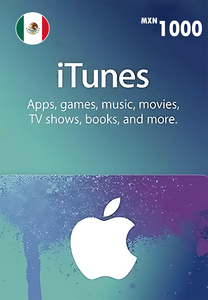 Apple iTunes Gift Card 1000 MXN - Mexico -  for sale in Emirates from Games2all