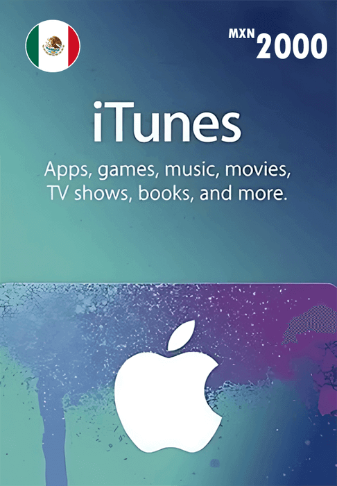 Apple iTunes Gift Card 2000 MXN - Mexico  for sale in Emirates from Games2all