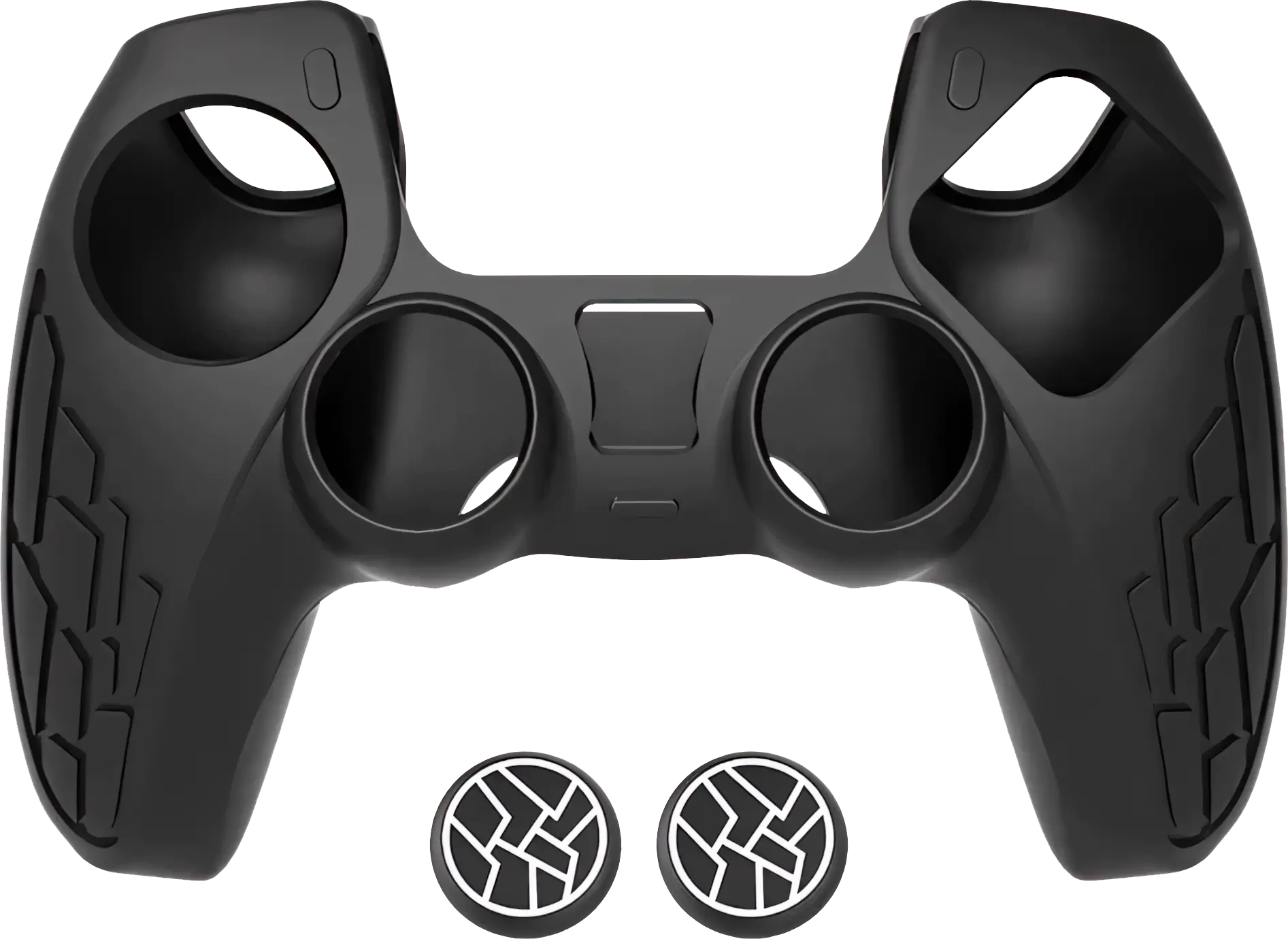 PS5 Controller Silicone Cover Case with Grips - Black  for sale in Emirates from Games2all