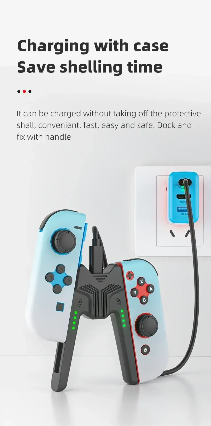 Aolion Nintendo Switch Joycon Grip Charging Station  for sale in Emirates from Games2all