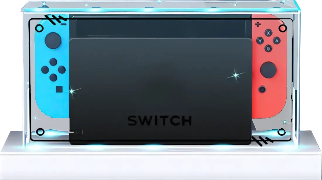Nintendo Switch OLED RGB Acrylic Protector Sleeve Cover  for sale in Emirates from Games2all