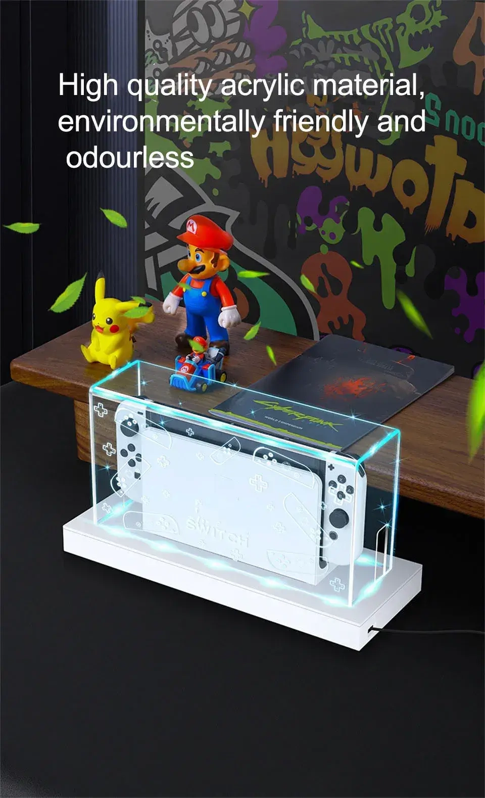 Nintendo Switch OLED RGB Acrylic Protector Sleeve Cover  for sale in Emirates from Games2all