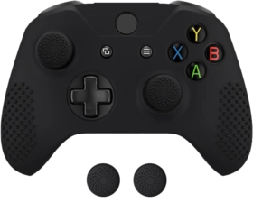 Silicone Protective Case Cover for Xbox Series Controller - Black  for sale in Emirates from Games2all