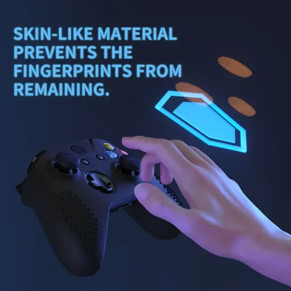 Silicone Protective Case Cover for Xbox Series Controller - Black  for sale in Emirates from Games2all