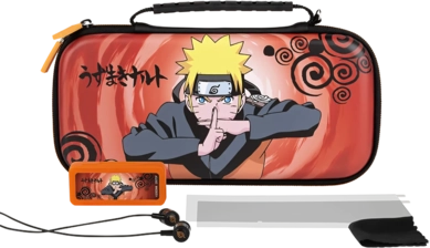 Konix Naruto Starter Kit Jutsu Switch Travel Case for Nintendo Switch