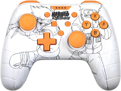 Konix Naruto Wired Nintendo Switch Controller - White 
