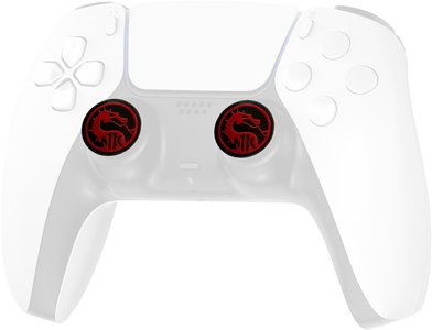 Mortal Kombat Red Dragon Thumb Grips - Black