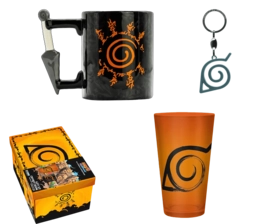 Naruto Shippuden Premium Box Large Glass + Keychain + 3D Mug  for sale in Emirates from Games2all