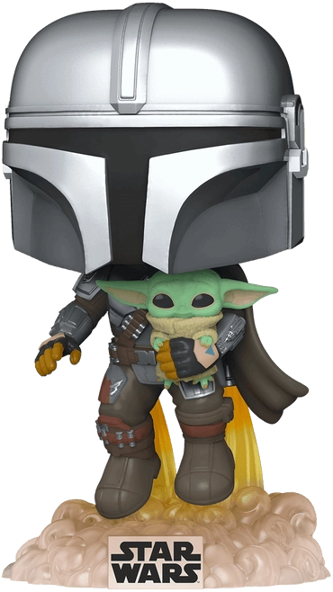 Funko Pop! Movies: Star Wars - The Mandalorian Flying With Jet-Pack  for sale in Emirates from Games2all