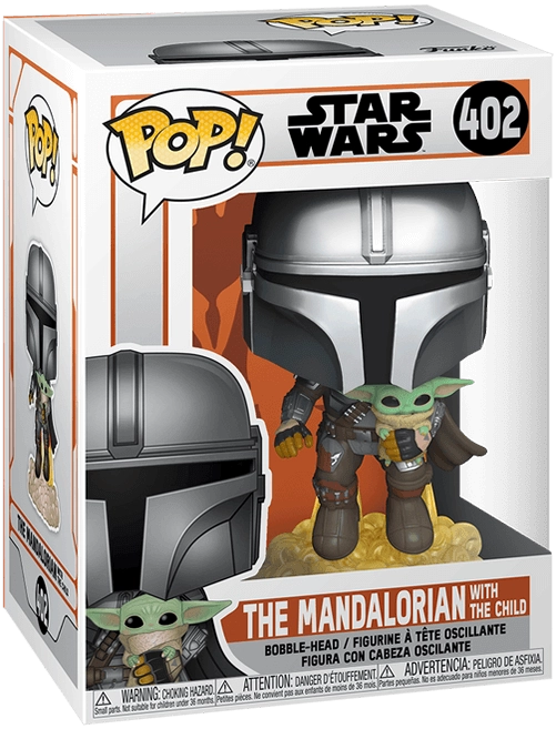 Funko Pop! Movies: Star Wars - The Mandalorian Flying With Jet-Pack  for sale in Emirates from Games2all