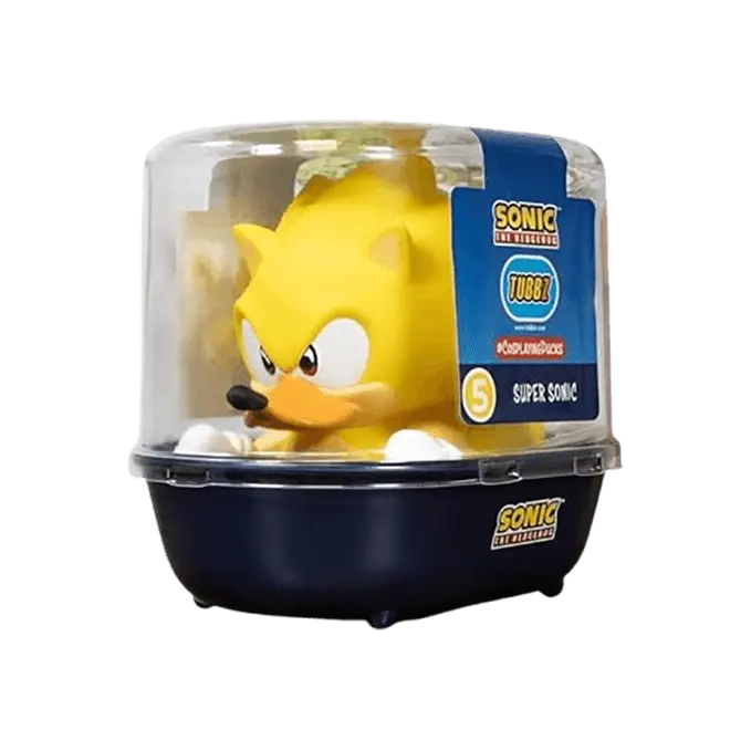 TUBBZ -Sonic The Hedgehog Super Sonic - Rubber Duck Figure   for sale in Emirates from Games2all