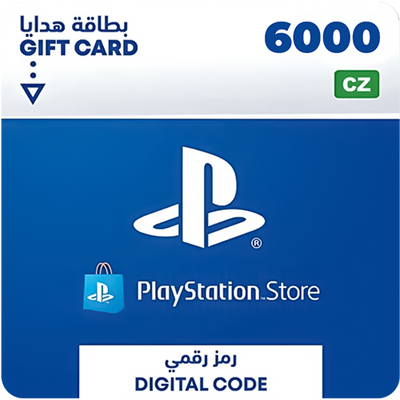 PSN PlayStation Store Gift Card 6000 CZK - Czech Republic
