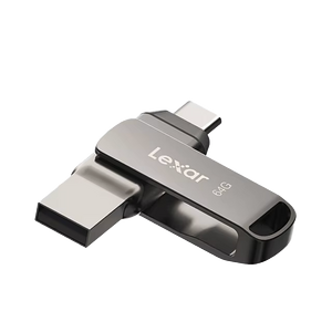 ليكسر 64 جيجا فلاش درايف USB 3.2 تايب-إيه & تايب-سي