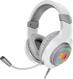سماعة العاب ريدراجون H260 هيلس بإضاءة ار جي بي - ابيض