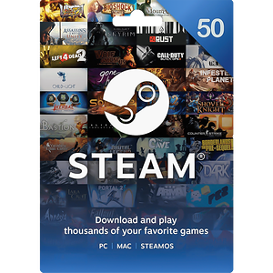 Steam Wallet Gift Card KSA SAR 50