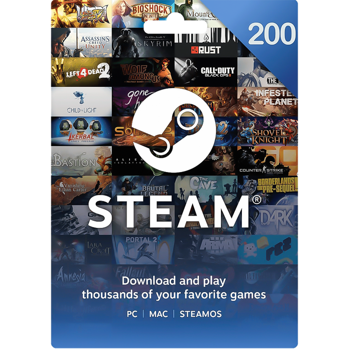 Steam Wallet Gift Card KSA SAR 200  for sale in Emirates from Games2all