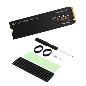 هارد درايف 1 تيرا SN850X من ويسترن ديجيتال + هيت سينك للبلايستيشن 5