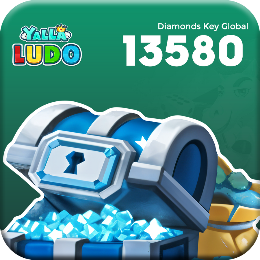 Yalla Ludo 13580 Diamonds Key Global Gift Card