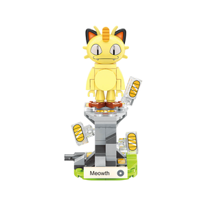 Keeppley Pokemon Mini Meowth Building Blocks - 68 Pcs