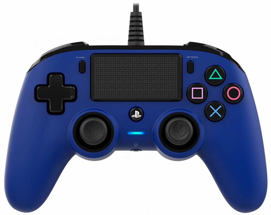 Nacon Wired Compact PS4 Controller - Blue  for sale in Emirates from Games2all