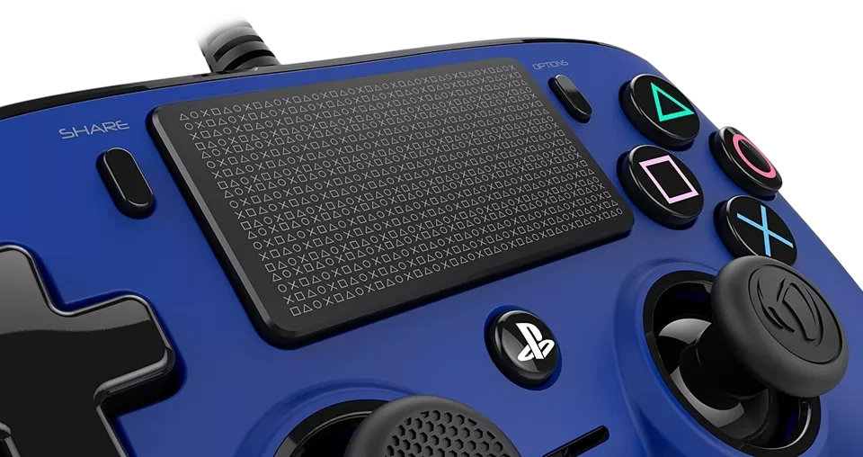 Nacon Wired Compact PS4 Controller - Blue  for sale in Emirates from Games2all