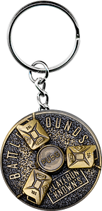 pubg Fuel Tank - Rotating Keychain Medal